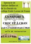 spectacle la nature à croc et à cran